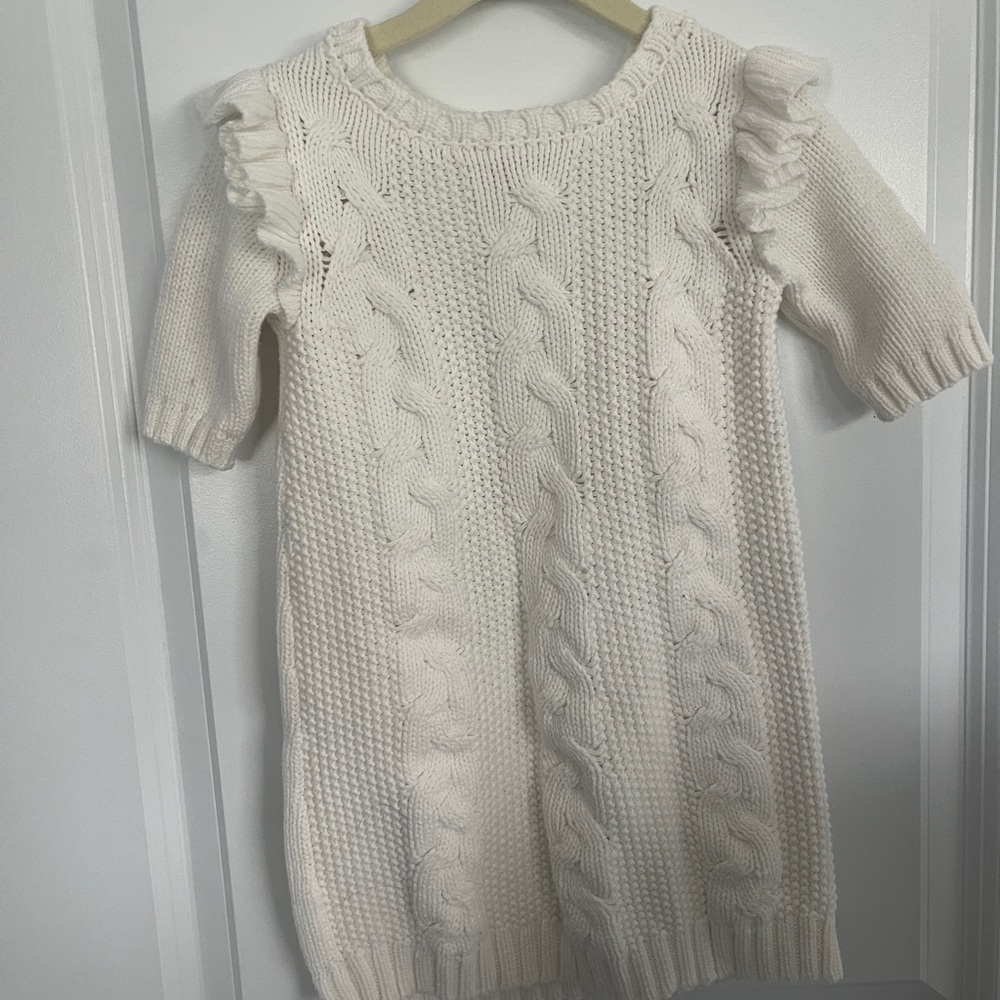 Carter's Cream Knit Kids Dress